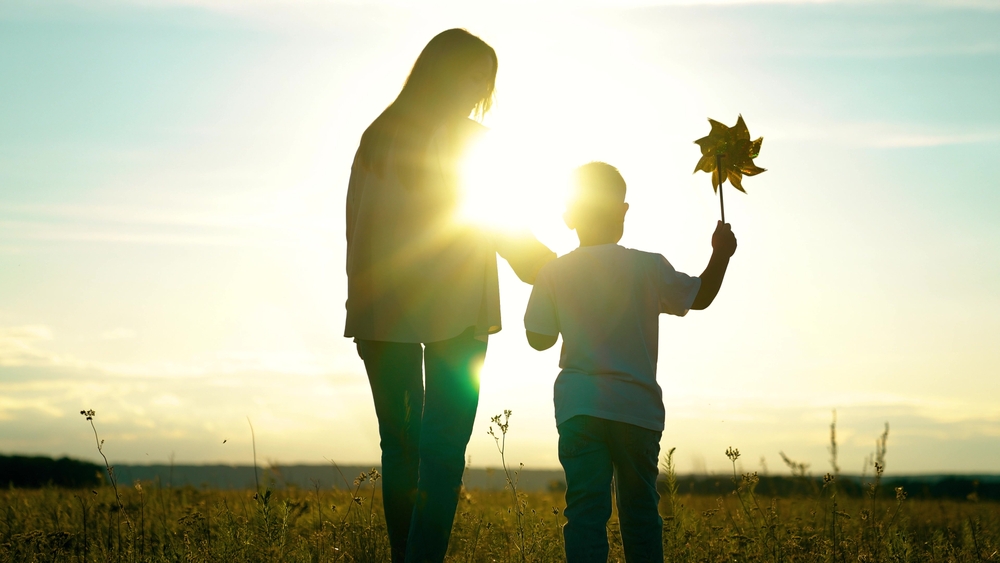 Parent and child during ABA therapy session